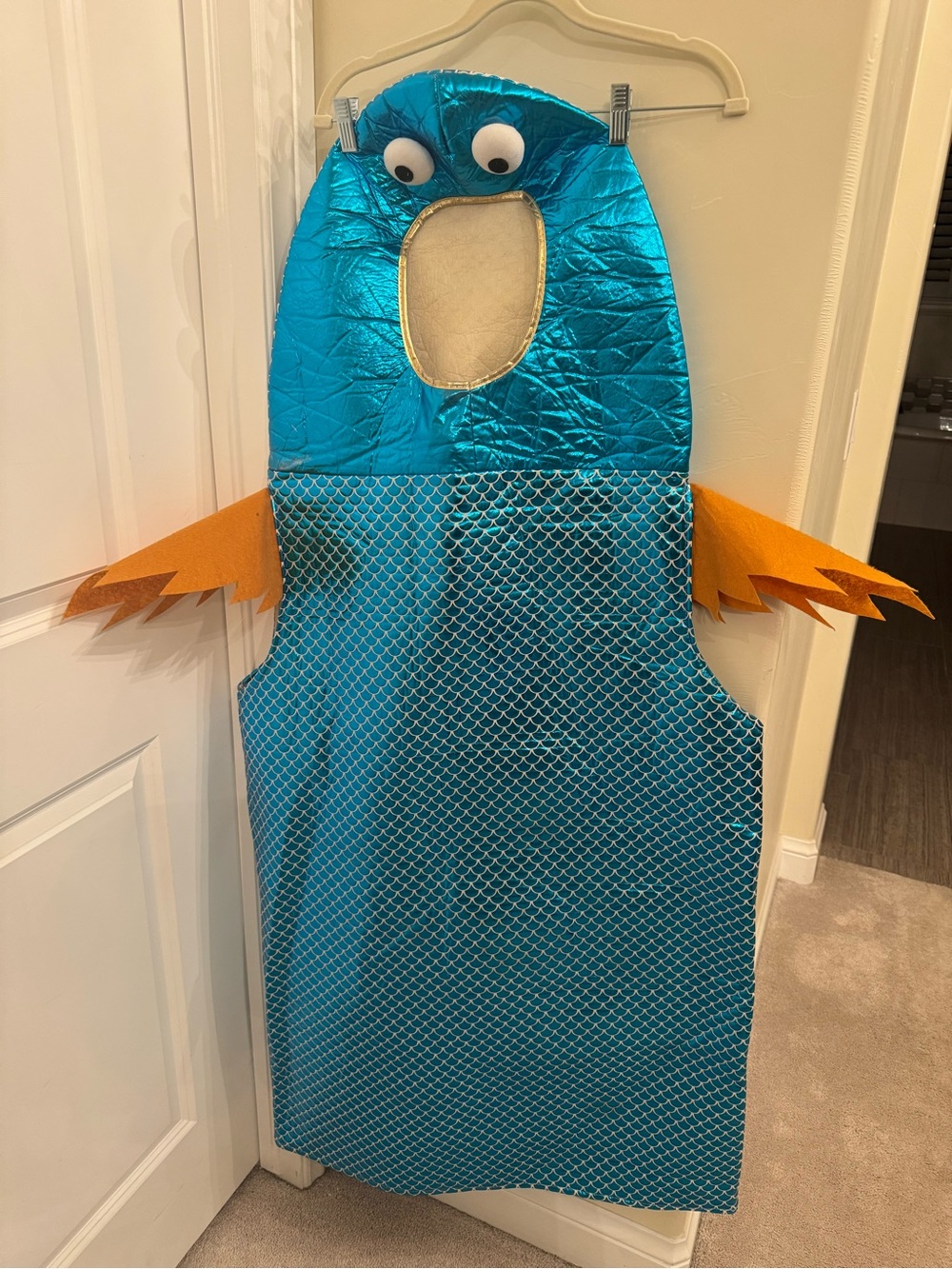 Fish Costume #1 – Blue Fish Halloween Costume~ One Size